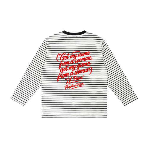BOYS LIL PAW$ - Kid's Striped Long Sleeve T-Shirt