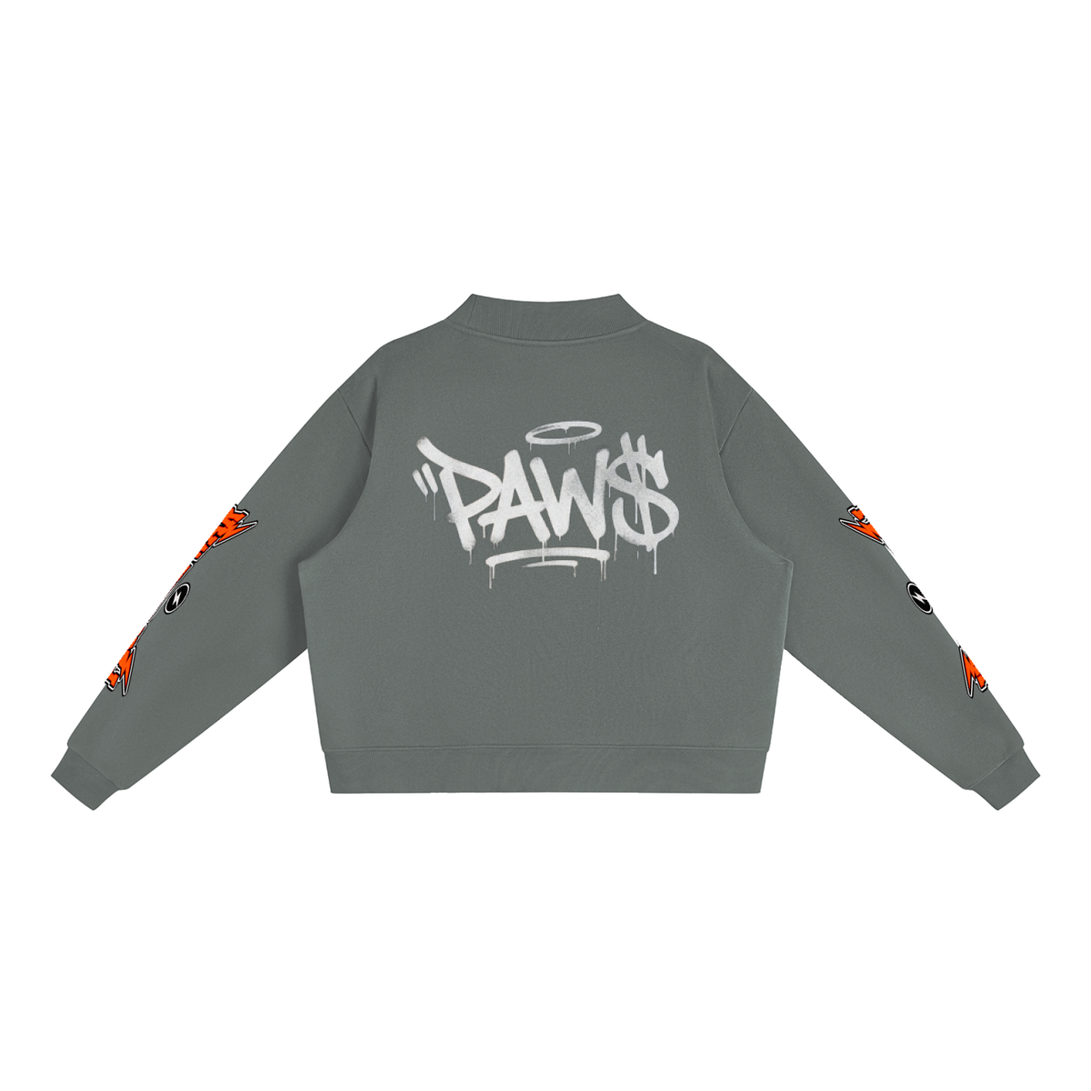 Wmns PAW$ Essential Fleece Mock-Neck Crew Sweatshirt