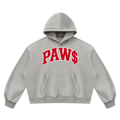 Unisex Vintage Wash Boxy PAW$ Fleece Hoodie