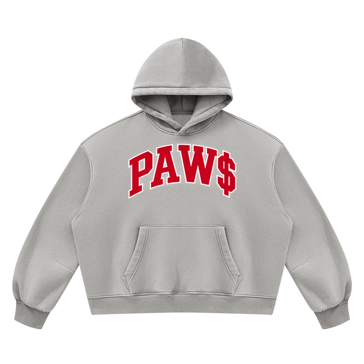 Unisex Vintage Wash Boxy PAW$ Fleece Hoodie