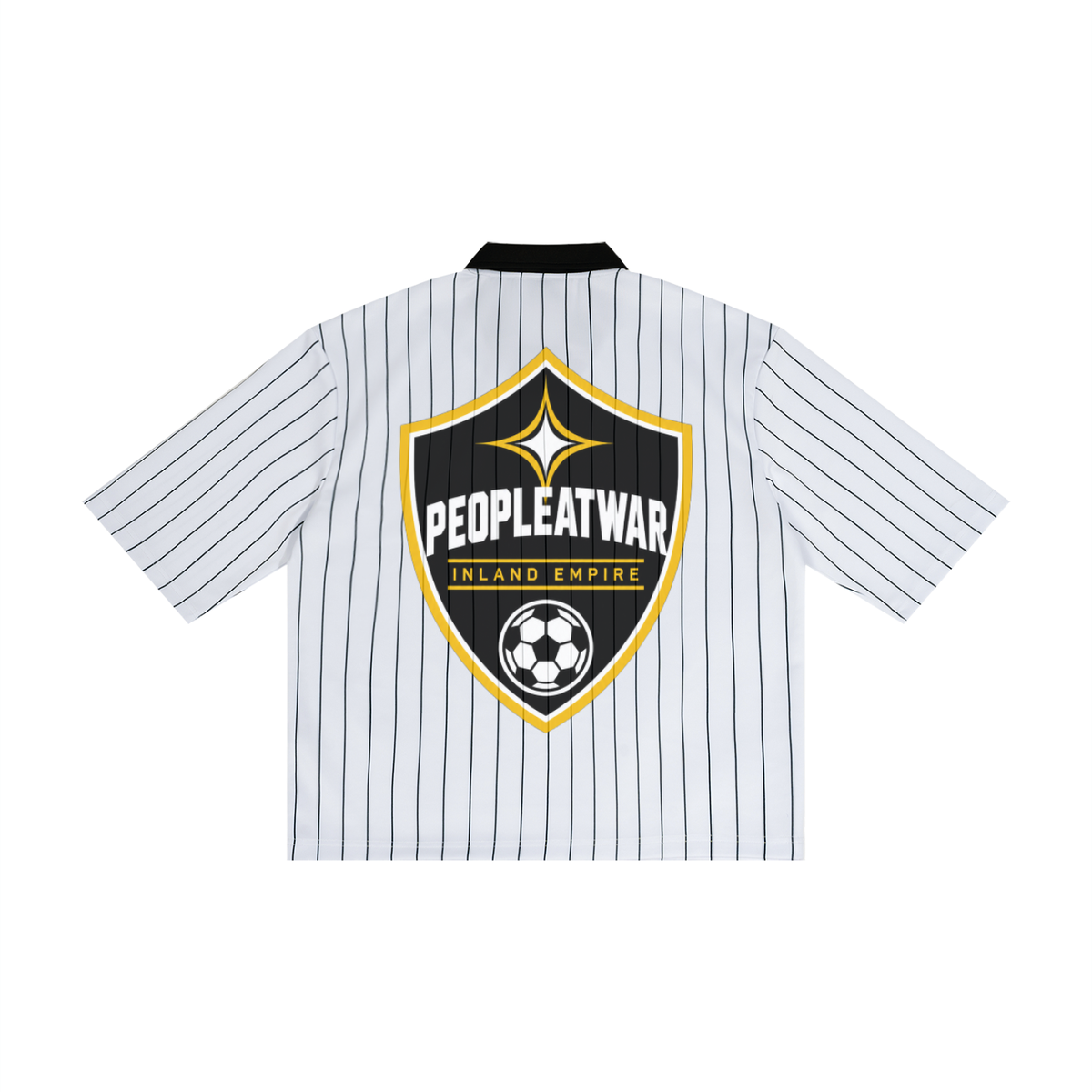 PAW$ “951” Pinstripe Collared Soccer Jersey