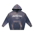 Vintage Washed PAW$ Frayed Fleece Hoodie