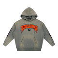 Vintage Washed Frayed PAW$ Fleece Hoodie