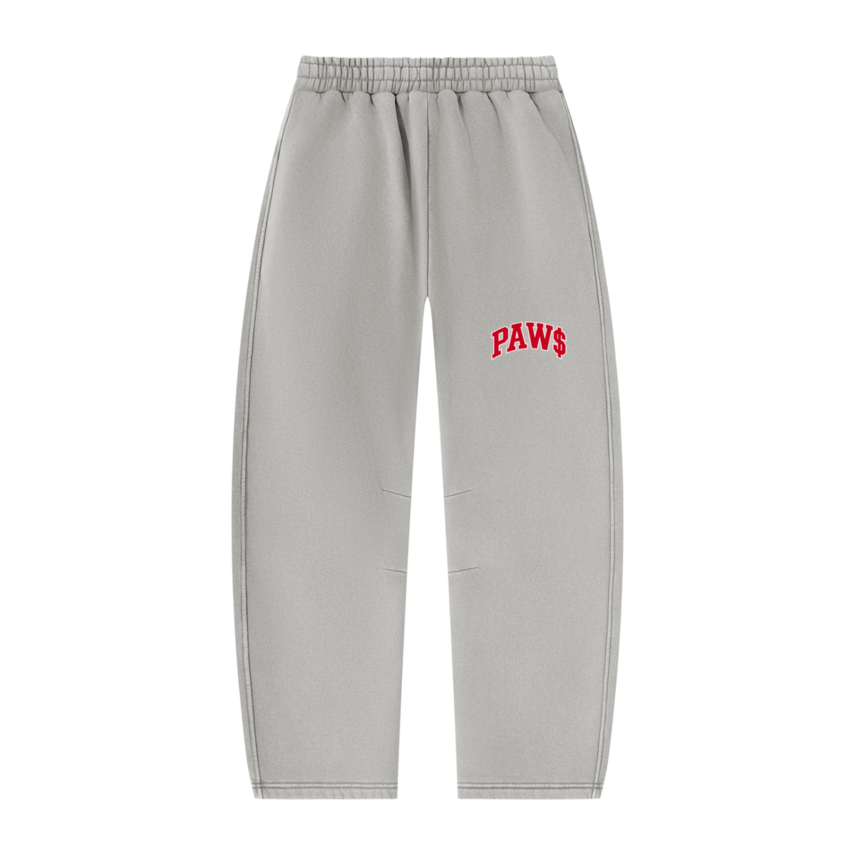 Unisex Vintage Wash Barrel Leg PAW$ Fleece Sweatpants
